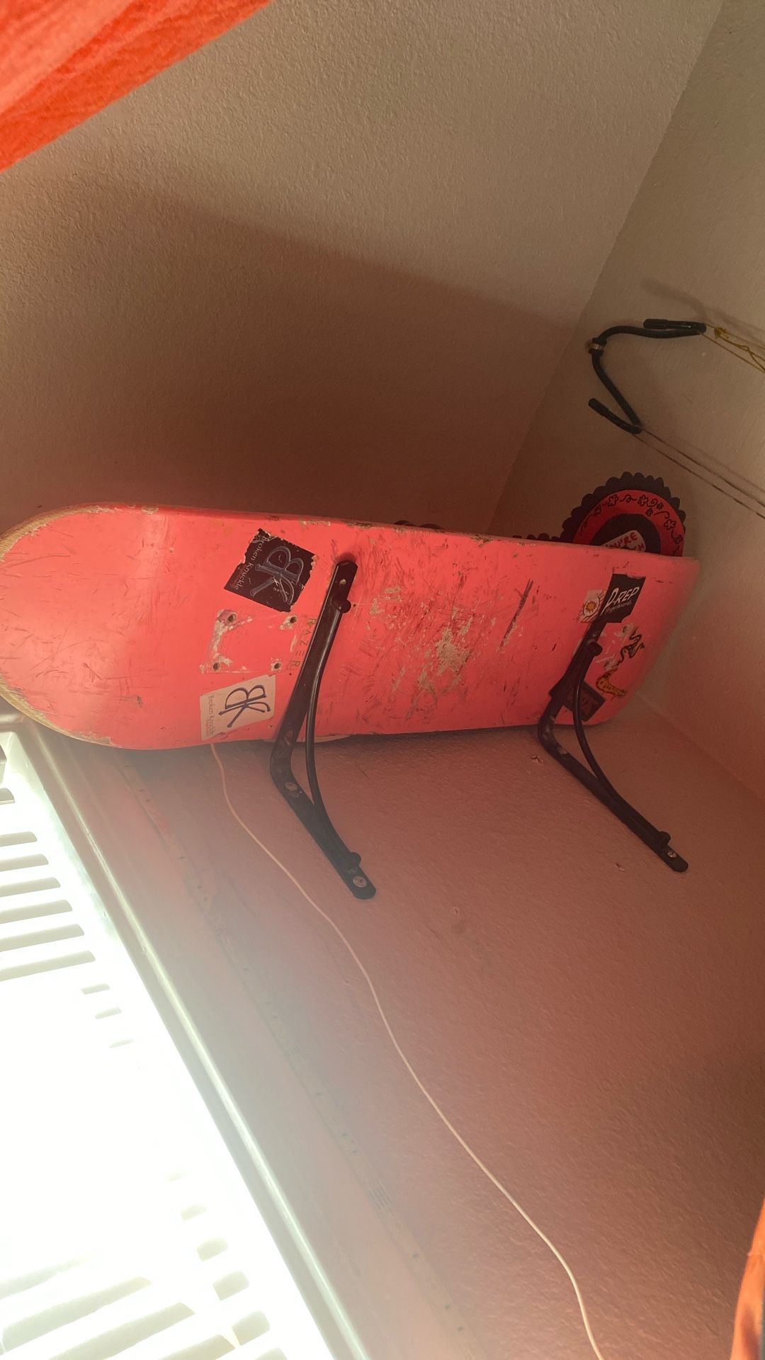 Skateboard Wall Shelf/can Also Be Skated As A Normal Board