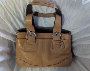 Coach leather handbag vintage