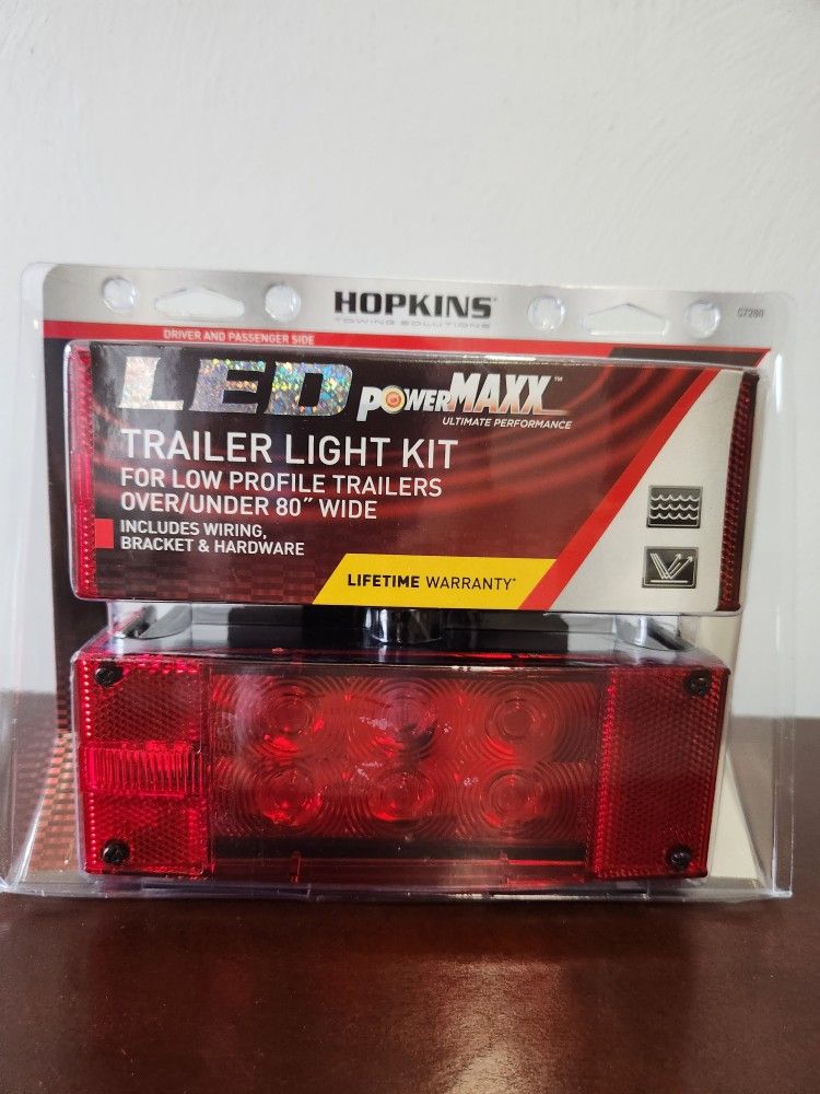 Trailer Light Kit LED with 7 to 4 pin Adapter