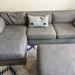 Sectional Sofa With Ottoman