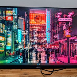 27" Acer Nitro VG270U BMIIPX 1MS 1440P 75HZ Freesync Gaming Monitor With Desk Dual Vesa Mount