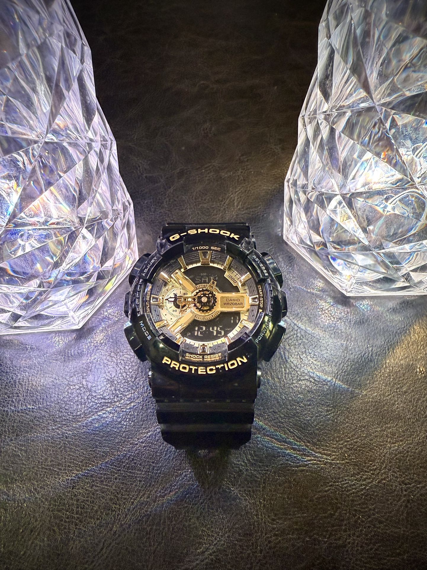 G-Shock GA110GB-1A Black/Gold Men’s Watch – Analog/Digital