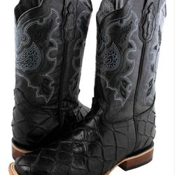 Botas Vaqueras De Piel Para Hombre 