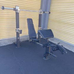 Golds Gym Rack/bench