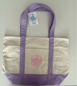 Lavender Trader Joe’s Large Canvas Tote Bag