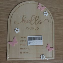 Baby Announcement Sign 