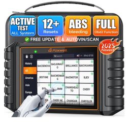 FOXWELL NT726 Bidirectional Scan Tool, OBD2 Scanner, Diagnostic Code Reader, ABS Bleeding, Oil, EPB, SAS, D-PF, TPMS, Injector Coding, Throttle, BMS