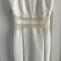 White Sleeveless Dress