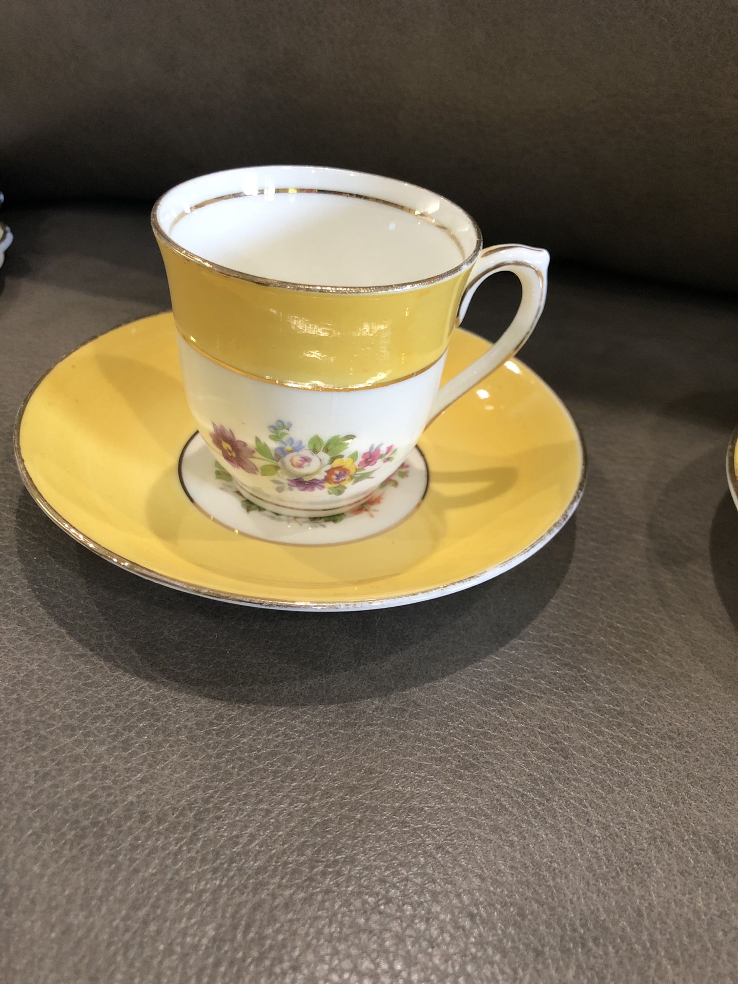 Vintage Colclough Tea Cups and Saucers