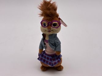 TY Beanie Babies Jeanette Alvin and the Chipmunks The Squeakquel Plush NWT