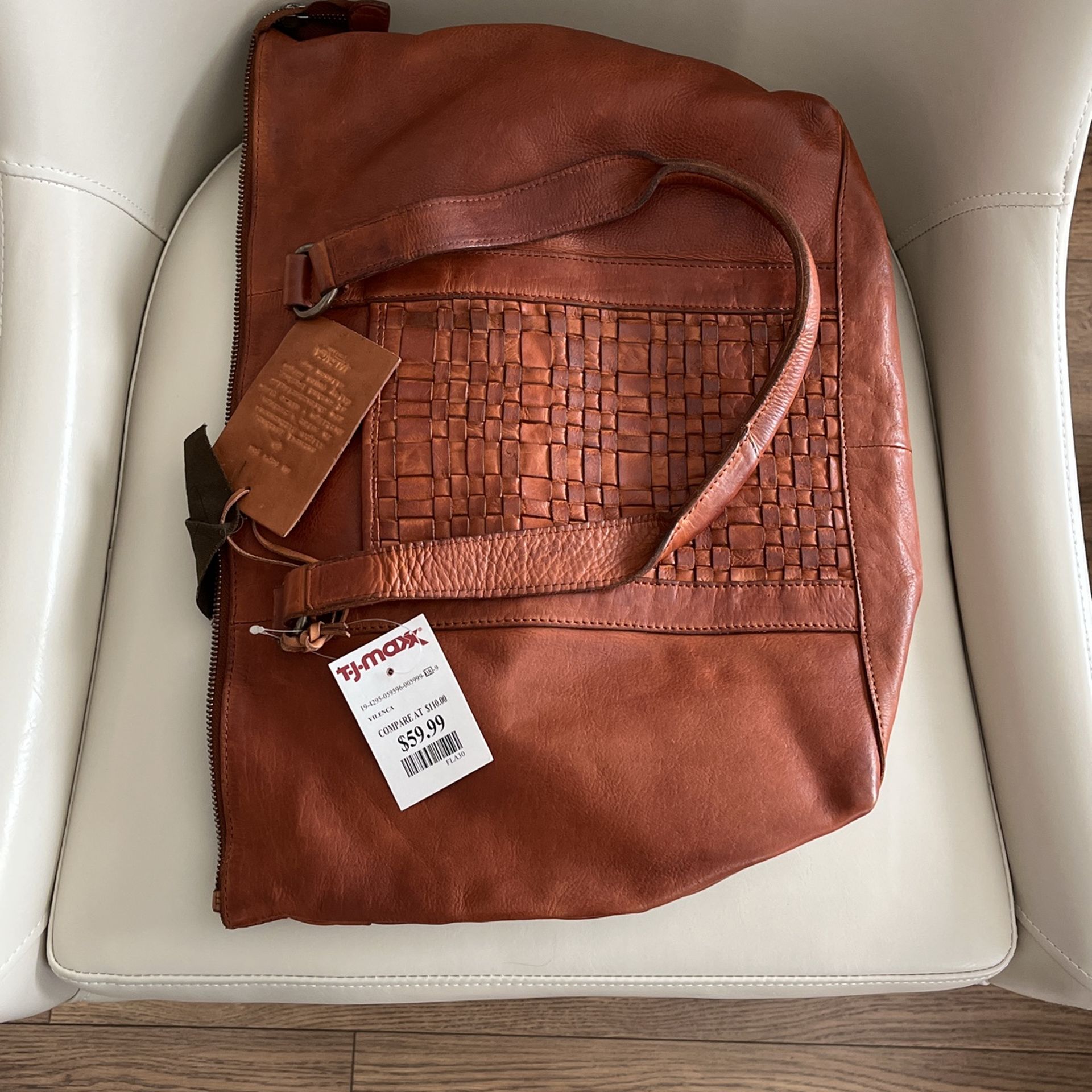 Beautiful Cognac Leather Purse