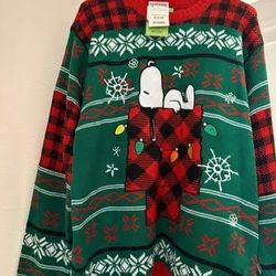 Peanuts Snoopy Christmas Sweater