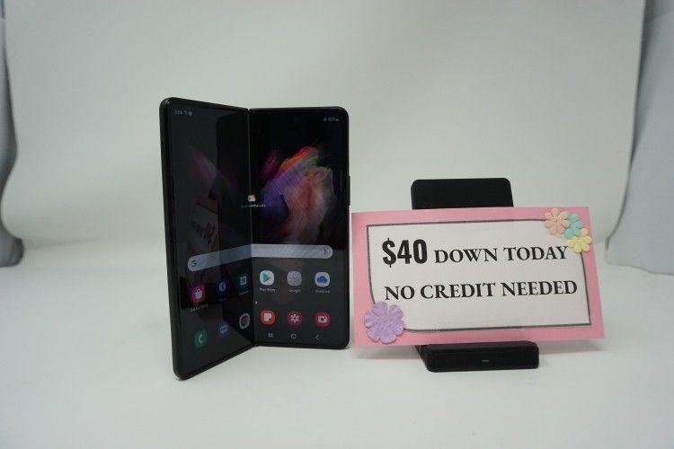 SAMSUNGGALAXY Z FOLD 3 5G512GBUNLOCKED $39 DOWN TODAY