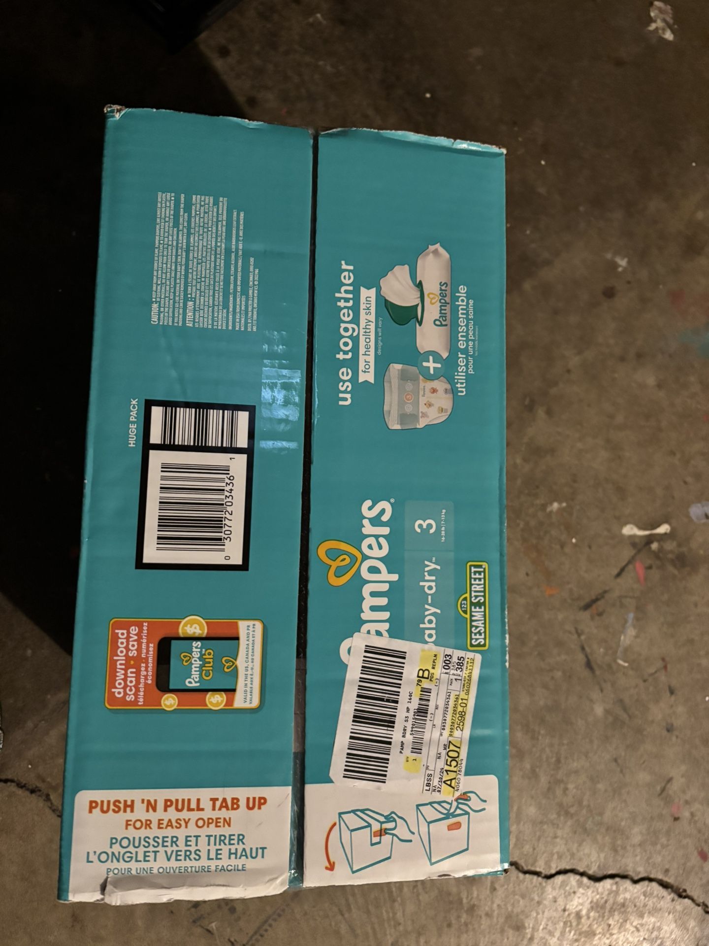 Size 3 diapers