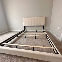 Queen Platform Bed Frame Good Shape 