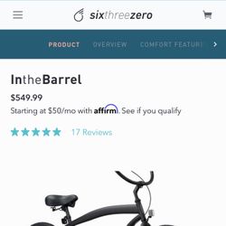 Six Three Zero XL Three Speed Cruiser