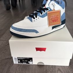 AIR JORDAN 3 RETRO  LA Levis sz  8