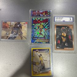 Lakers Card Lot Kobe LeBron 