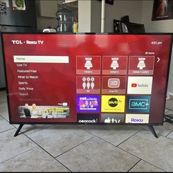 65” TCL Roku Smart Tv