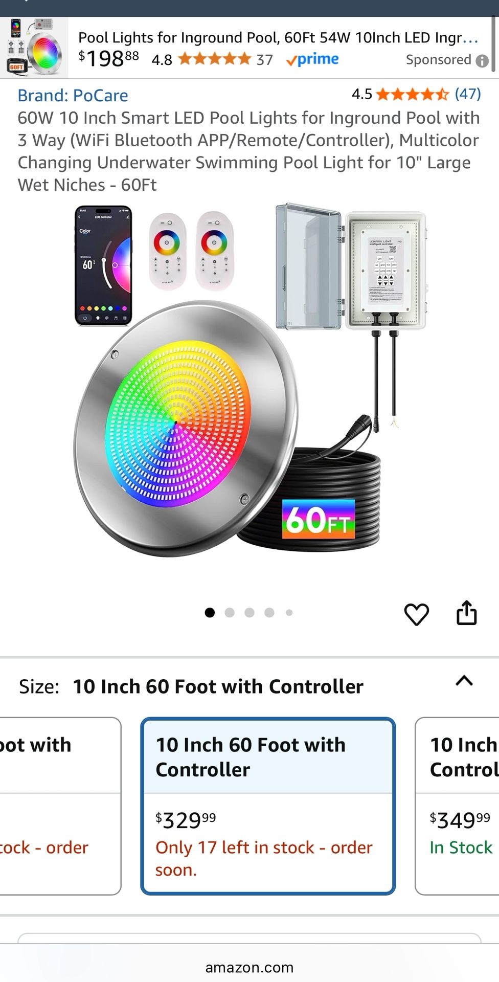 Led Swimming Pool Light