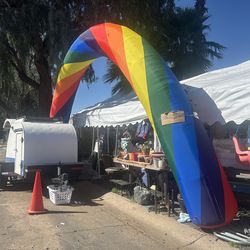 Inflatable rainbow