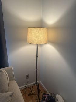 Beige Standing Lamp