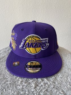 NEW Los Angeles Lakers New Era 9FIFTY 2022 Back Half Snapback Purple/Gold