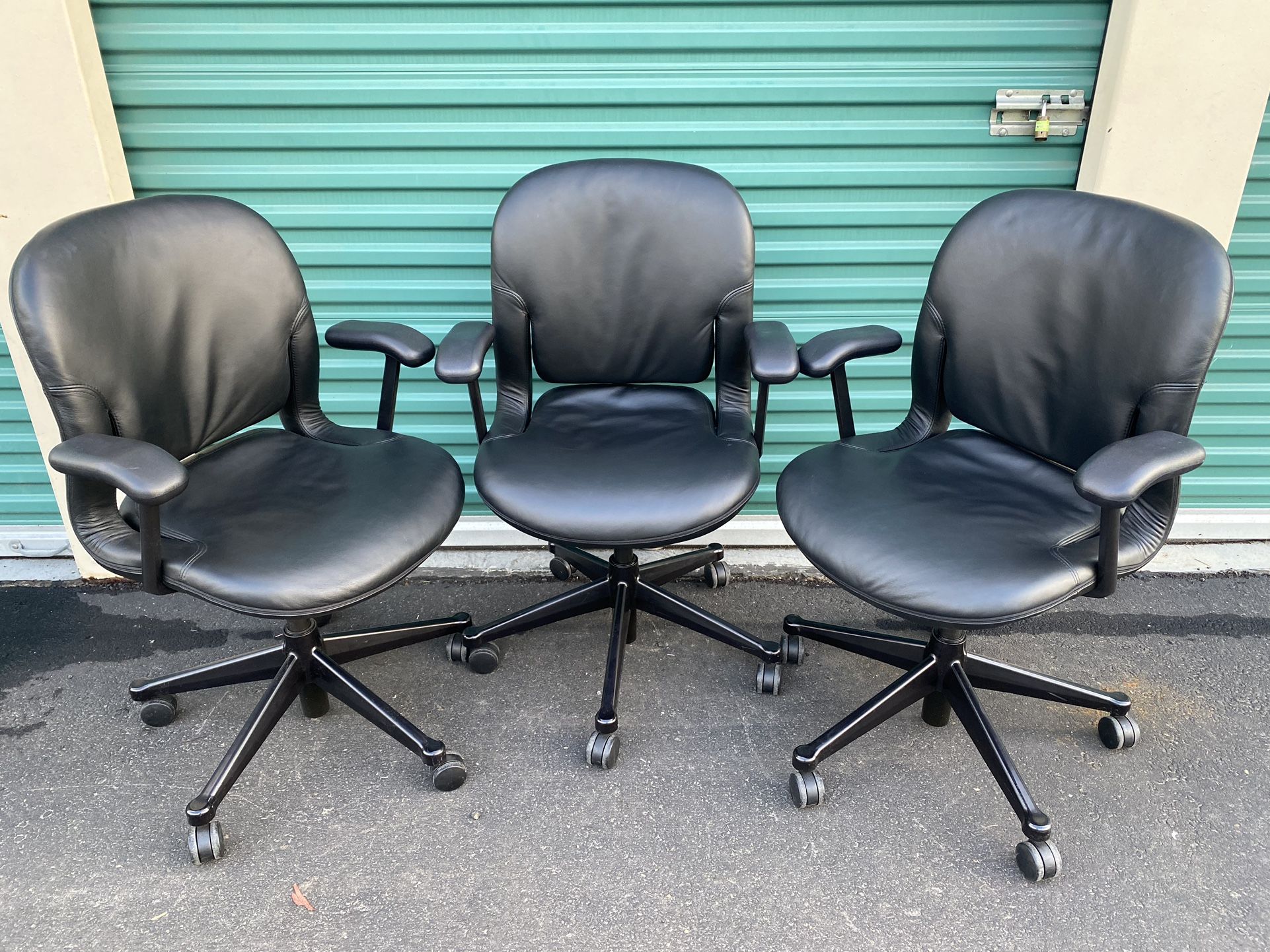 Herman Miller Equa Office Chair/ Conference Chairs In Real Calfskin Leather( Each)