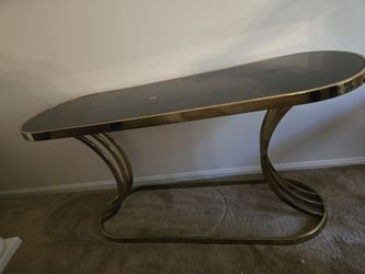 Brass Console Table