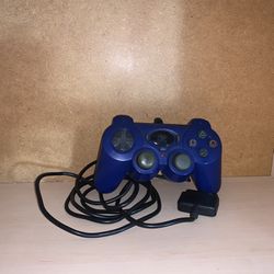 Blue Hip Gear PS2 Basic Analog Controller By Hip Gear For PlayStation 2