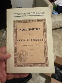 Pianta Geometrica della Città di Firenze 1841 Reprint