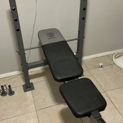 Weight bench with poll  Will Deliver 