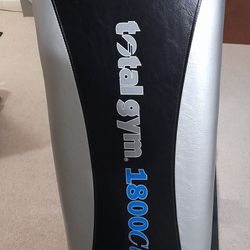 Total Gym 1800 w/ MANY Attachments,  Instructions,  Mat, Exercise Flip Chart + DVD