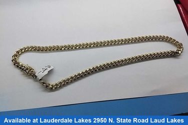 Cuban Link Chain - Yellow Gold 14k (.585) 31.7 grams 18 inch