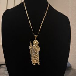 San Judas And Valentino Chain 10k 