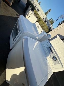 LG washer and gas dryer set