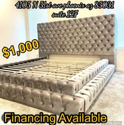 Queen size bed frame brand new