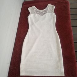 Papaya brand beige dress size Small