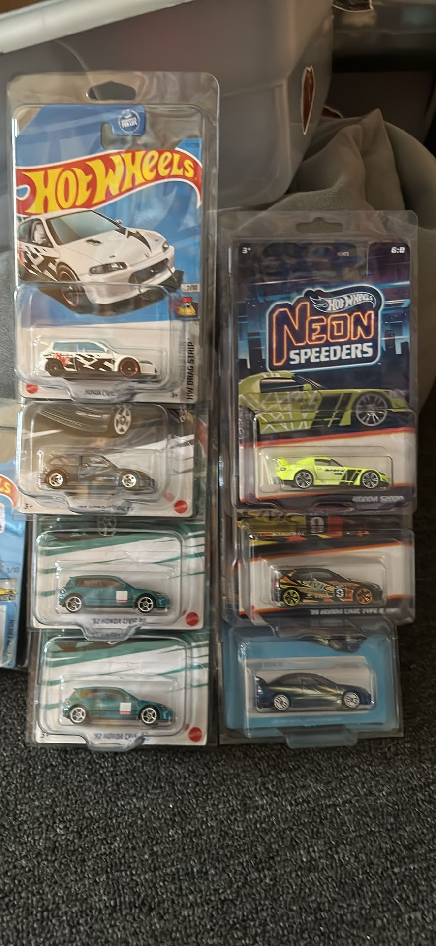 Hot Wheels Hondas