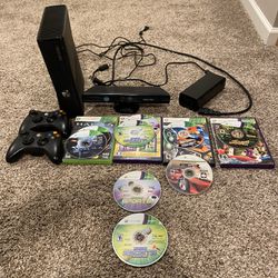 Xbox 360S 4Gig With 2 Controllers And 6 Games