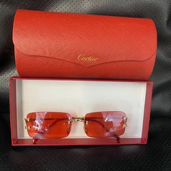 Red Cartier Glasses