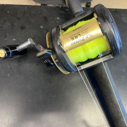 SHIMANO TLD 50 LRS 2 SPEED BIG GAME REEL Japan with penn rod