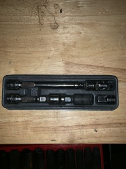 Snap on extension set