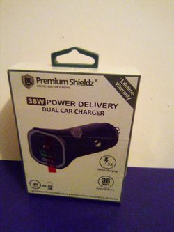 38w Power Delivery Dual Phone Car Charger