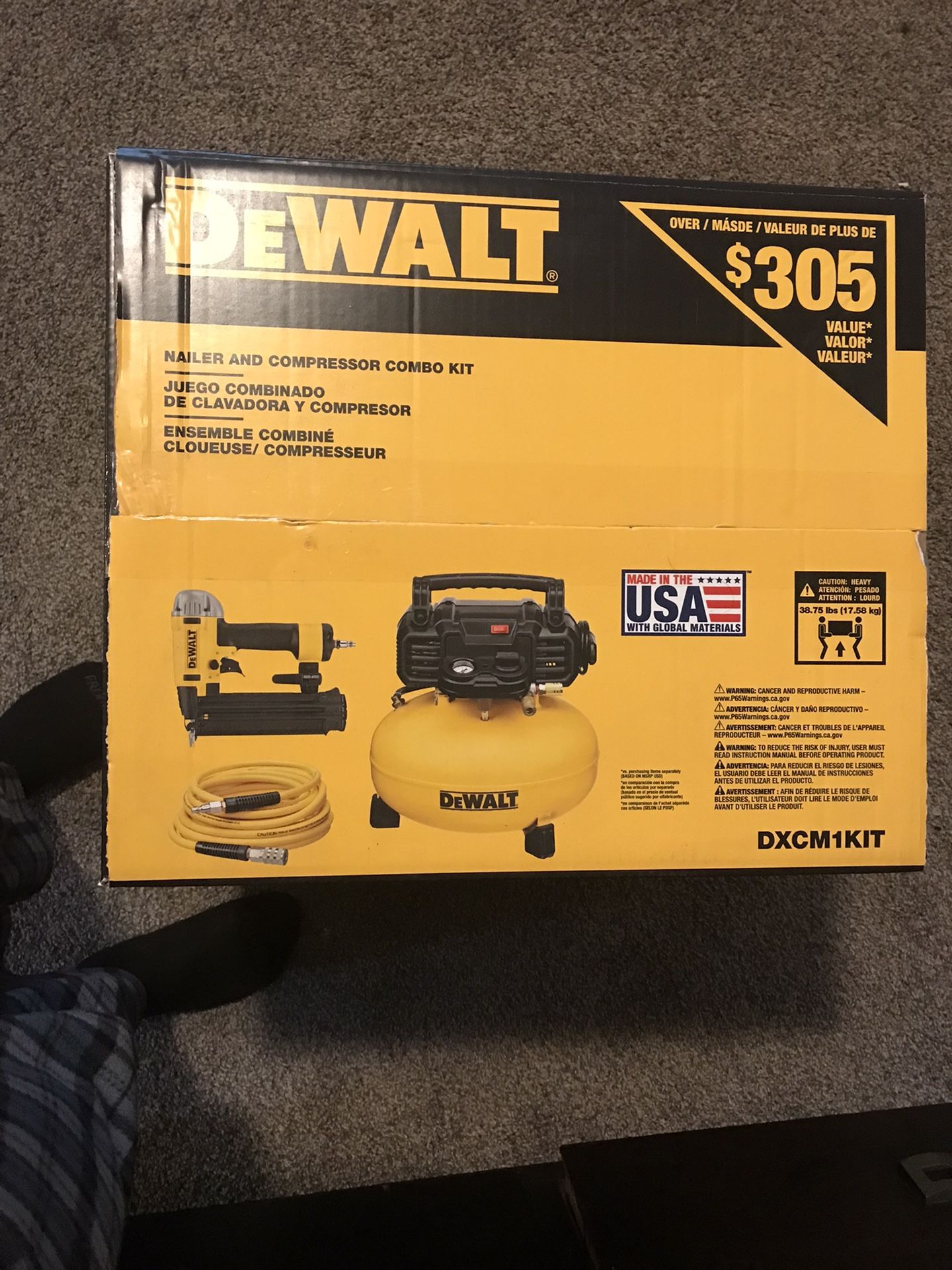 Nailer And Compressor 