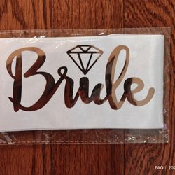 Bride To Be Sash