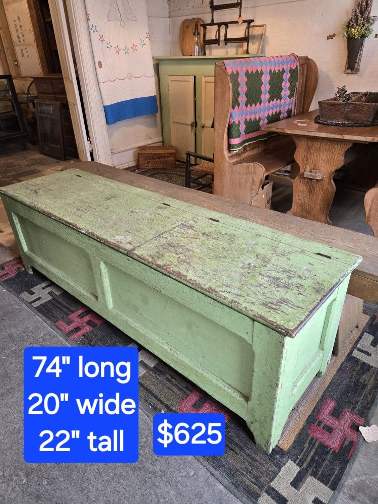 Antique Primitive Farmhouse Grain Bin