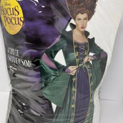 Spirit Halloween Disney Hocus Pocus  Winnie Sanderson Halloween  Witch Costume Adult Medium 