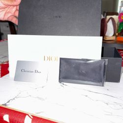 Christian Dior Sunglass Black Box With Cloth