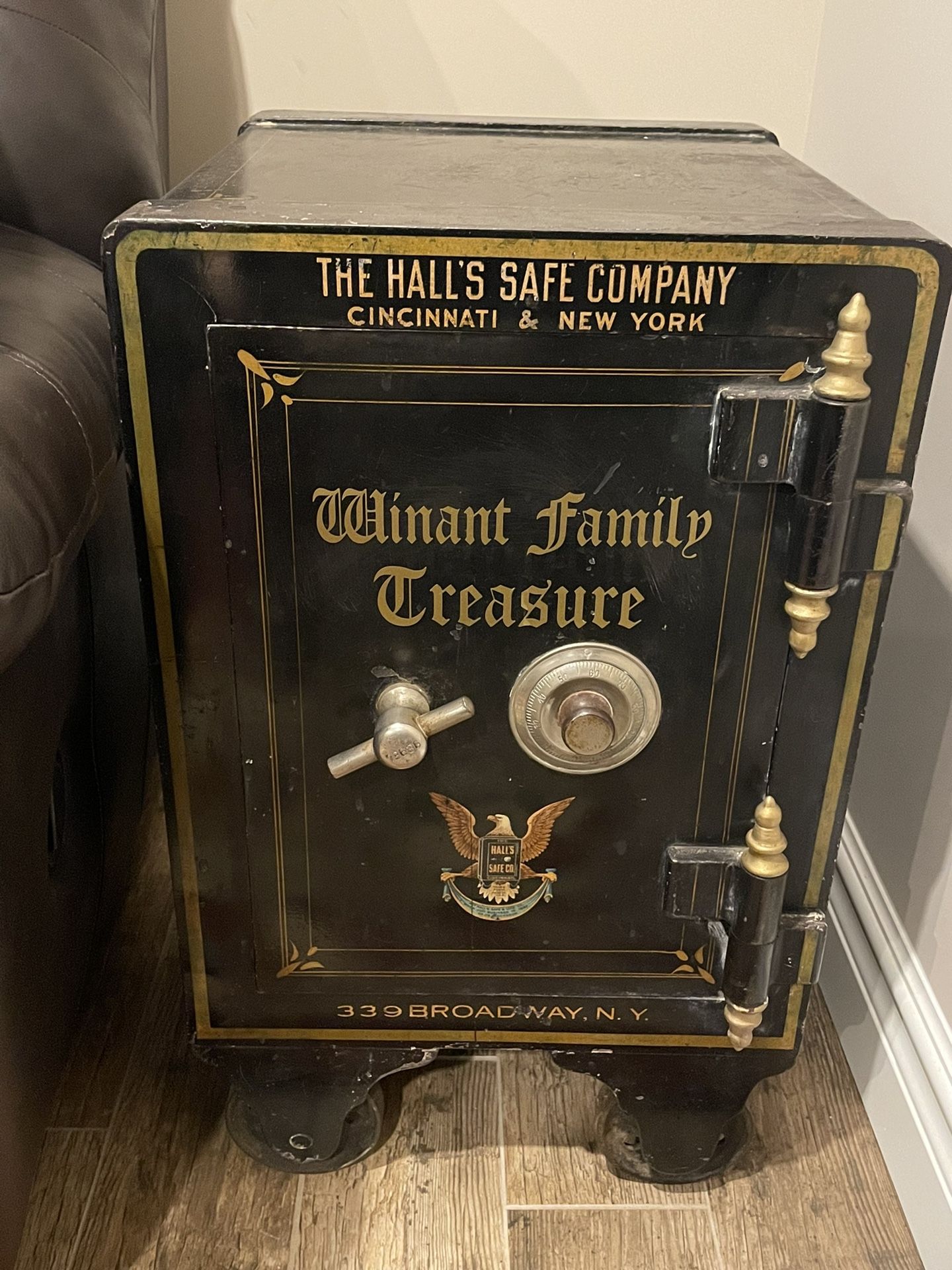Antique Mosler Safe Co. Safe 5# Combination 1(contact info removed)